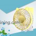 Mini Handheld Fan Yeefant No Pedestal Handheld USB Fox Ear Fan Personal Desk Desktop Table Cooling Rechargeable Portable for Office Room Outdoor Household Traveling Yellow - B07CSY5LP5
